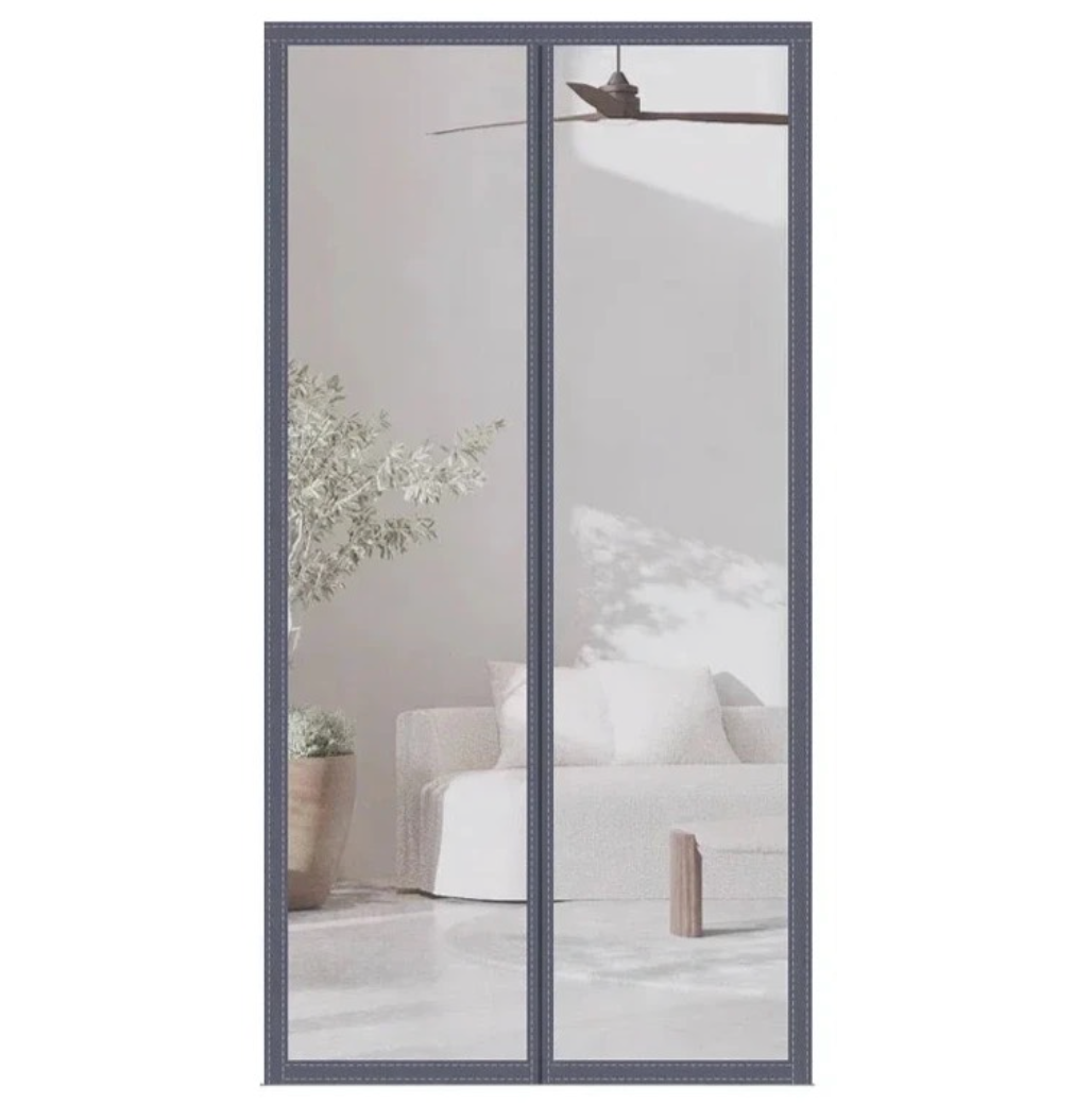 Myggnät för dörr, 80-120 x 210 cm